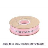 2 5CM FLOWER PACKAGING RIBBON BOW RIBBON_CWMM5784