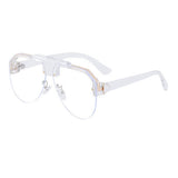 FASHION HALF FRAME TOAD ANTI ULTRAVIOLET SUNGLASSES_CWASG073