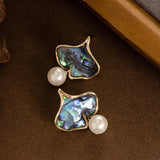 SWEET HEART ABALONE PEARL PENDANT EARRINGS_CWMM4324