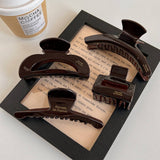 MAILLARD BROWN CLAW CLIP VINTAGE FALL HAIRPIN_CWAHA6006