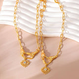 HIGH END AND VERSATILE DEVILS EYE ZIRCON NECKLACE_CWMM3832