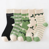 Winter Rolled-Edge Striped Socks_Cwms0917