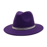 BRITISH STYLE WOOL FEDORA HAT UNISEX RETRO HAT_CWAH04391