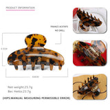 ACETATE HAIR CLIP HAIRPIN HALF TIED SHARK CLIP_CWAHA4251