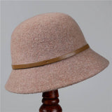 SIMPLE AND VERSATILE BUCKET HAT WITH BELT BUCKLE_CWAH1798