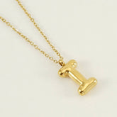 18K GOLD 26 LETTER PENDANT NECKLACE_CWAJE0676