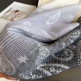 Autumn Winter Paisley Colorblock Tassel Scarf_Cwasc03274