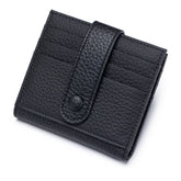 COWHIDE LEATHER SHORT ULTRA THIN SMALL WALLET_CWAB3817