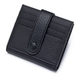 COWHIDE LEATHER SHORT ULTRA THIN SMALL WALLET_CWAB3817