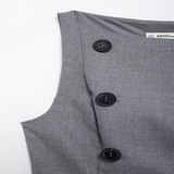 STYLISH BUTTONED BOAT NECK SHIRT CASUAL LOOK_CWTHT0240