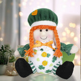 ST PATRICK GREEN FIGURINE ORNAMENT PENDANT_CWMM3452