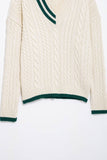 V-Neck Fashion All-In-One Eight-Strand Sweater