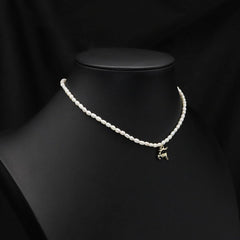 NEW HIGH END NATURAL PEARL NECKLACE FOR WOMEN_CWAJE3861