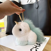 NEW CUTE PLUSH PONY BAG PENDANT CAR KEYCHAIN_CWMM2495