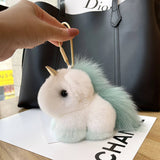 NEW CUTE PLUSH PONY BAG PENDANT CAR KEYCHAIN_CWMM2495
