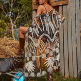 SUMMER BIKINI LONG SWIMSUIT COVER UP WOMEN_CWMW0677