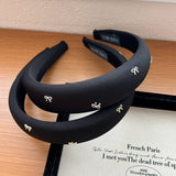 BOW KNOT WIDE BRIMMED HIGH TOP HEADBAND_CWAHA2846