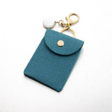 PU LEATHER WRISTLET WALLET KEYCHAIN_CWAB5005