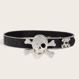 Cwabe0570_Casual Punk Skull Belt