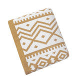 KNITTED SOFT AND LIGHT GEOMETRIC PATTERN BLANKET_CWMM0208