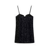 Womens French Style Sequin Embroidered Dress_Cwdmd5821