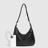 LARGE RED SOFT TOTE BUCKET BAG FOR WOMEN_CWAB5707