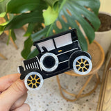 Vintage Vehicle Acetate Hair Claw 8Cm Fun Clip_Cwasc1598