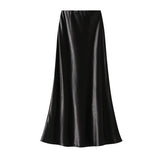 SATIN FISHTAIL MIDI SKIRT WITH SLIMMING FIT_CWBMS0334