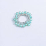 CUTE JELLY BEAD HAIR TIE BOHO SIMPLE HIGH ELASTIC_CWAHA6784