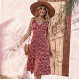 Summer Sexy Halter Slim Split Dress