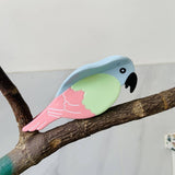 PARROT BIRD ACETATE HAIR CLAW CUTE SUMMER CLIP_CWAHA2149