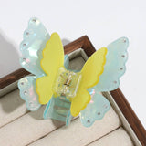 2024 NEW COLORFUL DOUBLE LAYER BUTTERFLY CLIP_CWAHA2198