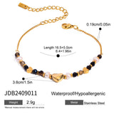 18K GOLD PEARL NATURAL BLACK ONYX BRACELET_CWAJE4889