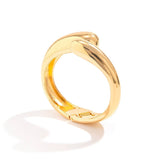 DESIGN METAL GLOSSY WATER DROP HUG BRACELET_CWMM3086