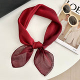Silk Square Scarf Gradient Wrap Autumn Winter_Cwasc03022