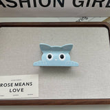CUTE CAT HAIR CLAW SOLID ACETATE CLIP FOR GIRLS_CWAHA5745