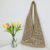 Cwab1953_Knitted Hollowed Out Tote Bag