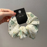 FRENCH ROMANTIC FLORAL HAIR SCRUNCHES_CWAHA1735