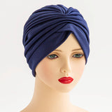Womens Ethnic Style Pleated Headscarf_Cwasc2441