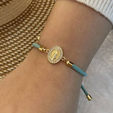 ADJUSTABLE COPPER MICRO EMBELLISHED BRACELET_CWAHA0887