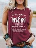 Solid Mother'S Day Vest