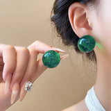 SWEET DOPAMINE COLORFUL JELLY ROUND EARRINGS_CWAJE2320