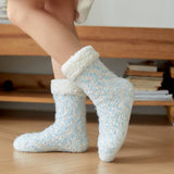 Women Plush Snow Socks Plush Indoor Slippers_Cwms0712