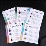 IRREGULAR NATURAL STONE NECKLACE SET_CWAJE1053