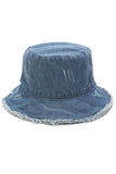 Vintage Denim Casual Bucket Hat_Cwah0409
