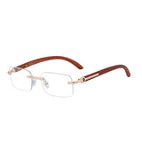 RETRO SMALL FRAME RIMLESS SUNGLASSES_CWASG0671
