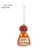 INS STYLE PAINTED PUMPKIN BAT WOOD HANGING_CWAJE05361