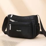 Nylon Multi-Compartment Shoulder Crossbody Bag_Cwasc1752