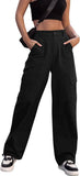 Stylish Multi-Pocket Cargo Straight Leg Pants