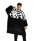 LEOPARD SHERPA HOODIE BLANKET PULLOVER FOR WINTER_CWAHA6520